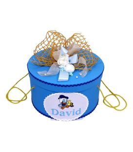 Trusou botez si cutie trusou model Donald duck