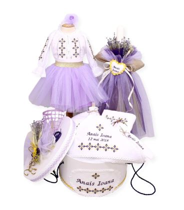 Trusouri botez traditionale - Trusou botez complet fetite Anais