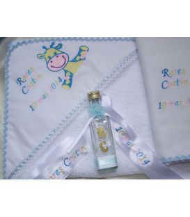 Trusou botez personalizat Puiut de girafa vesel