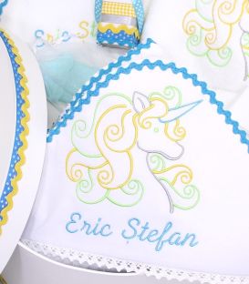 Trusou botez personalizat cutie unicorn  - Trusouri  Botez Complete