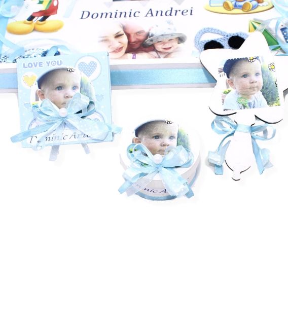 Tavita de mot cu Mickey si poza de copil