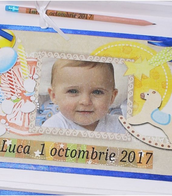 Tava mot baieti personalizata cu poza copilului