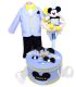 Trusou Baby Mickey cu jucarie personalizat cu nume si data botez