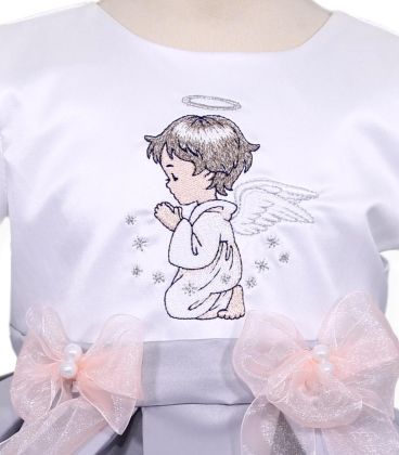 Rochita botez argintie ingerasul Rafael