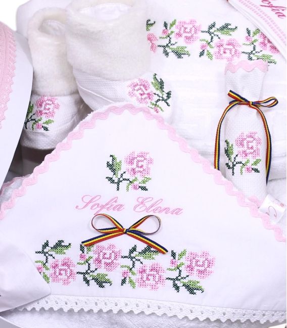 Trusouri botez traditionale - Trusou botez complet fetite traditional Codruta