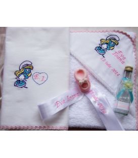 Trusou botez personalizat Strumfita