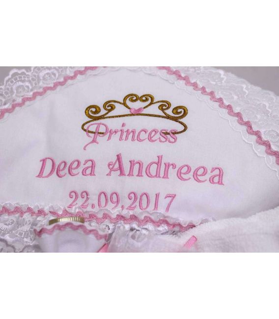 Trusou botez fetite coronita printesei