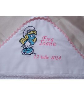 Trusou botez personalizat Strumfita