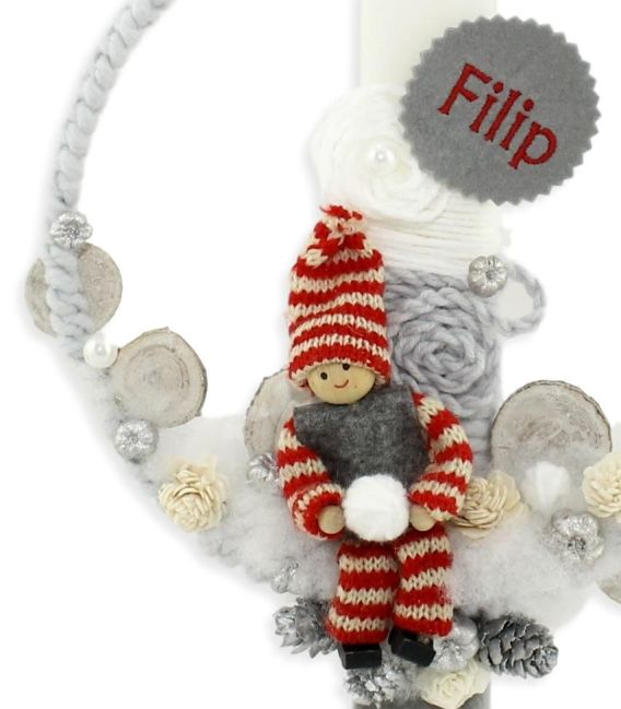 Lumanare botez Filip