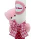 Lumanare botez fetite Fluffy Bear