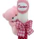 Lumanare botez fetite Fluffy Bear