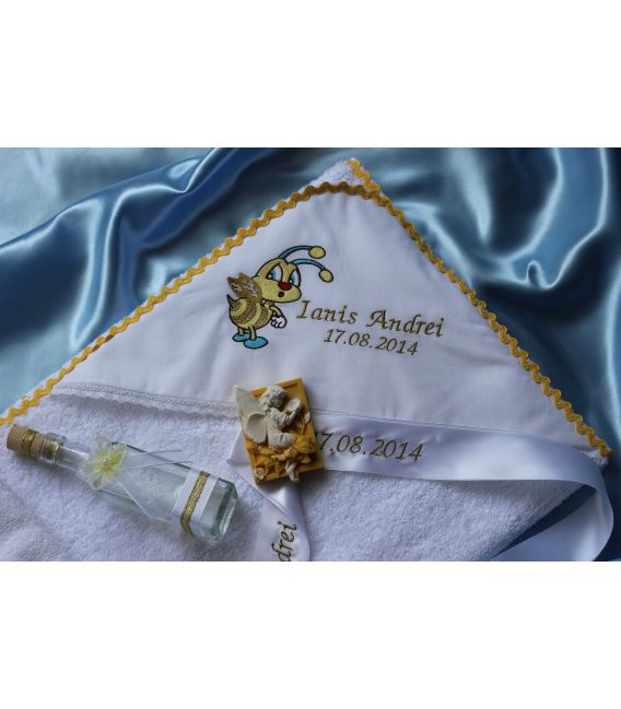 Trusou botez personalizat Albinuta