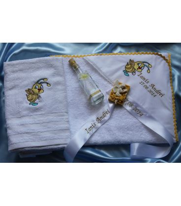 Trusou botez personalizat Albinuta