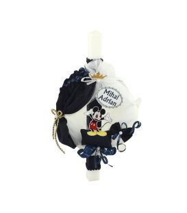Lumanare botez baiat Mickey Mouse