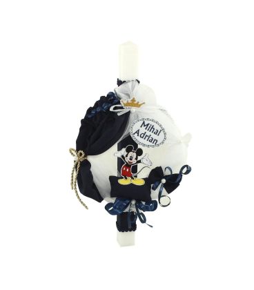 Lumanare botez baiat Mickey