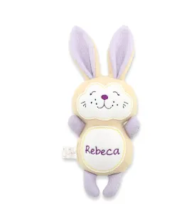 Iepuras personalizat din material textil Rebeca