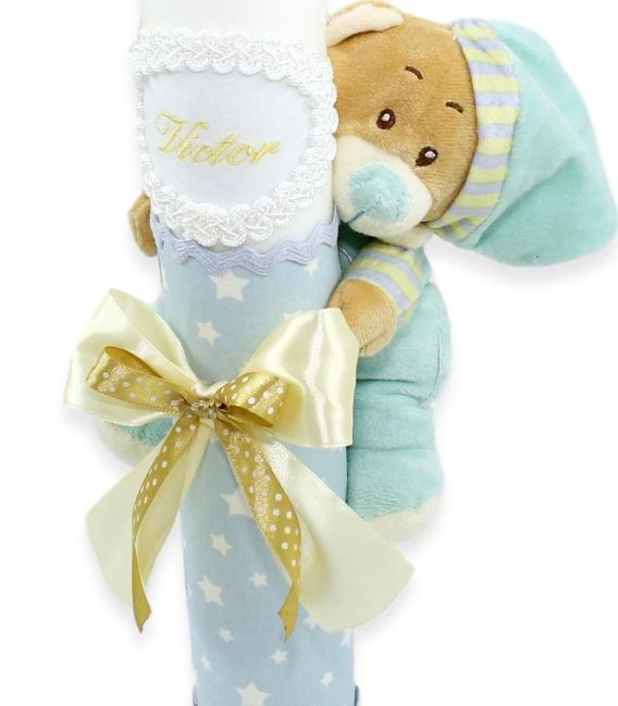 Lumanare botez ursuletul Victor