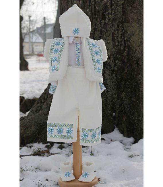 Costum botez traditional baieti Mihai