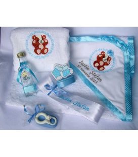Trusou botez personalizat - Ursuletul Martinel