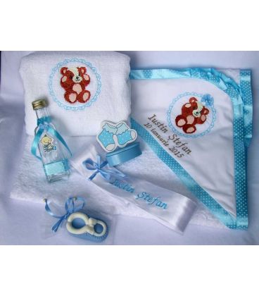 Trusou botez personalizat - Ursuletul Martinel