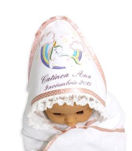 Trusou de botez fete unicorn pudrat