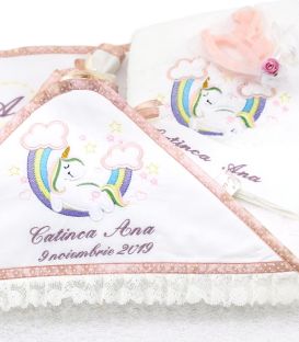 Prosop botez fete unicorn