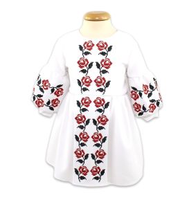 Trusouri botez traditionale - Trusou botez traditional complet personalizat trandafiri