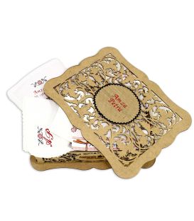 Trusou botez traditional si cutie dantelata Petru
