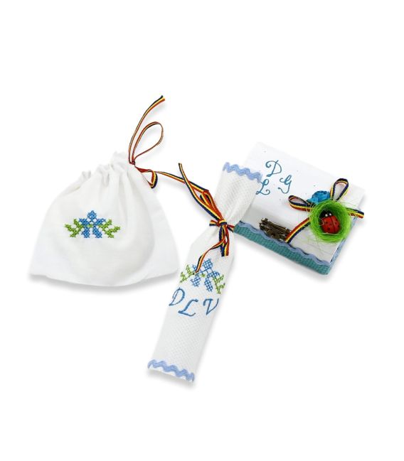 Trusouri botez traditionale - Trusou botez traditional băieți complet Viorel