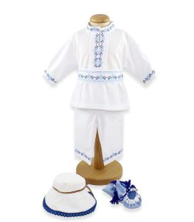 Costum traditional brodat Tudor