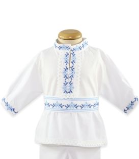  Trusou traditionale Tudor - camasa brodata focus