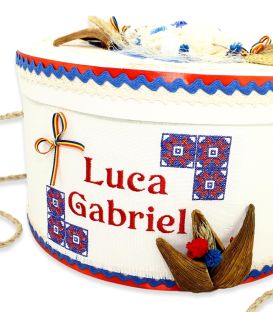 Trusouri botez traditionale - Set botez complet băieți traditional personalizat Luca
