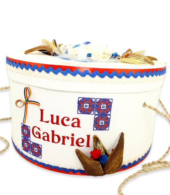 Trusouri botez traditionale - Set botez complet băieți traditional personalizat Luca