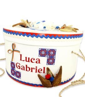 Trusouri botez traditionale - Set botez complet băieți traditional personalizat Luca