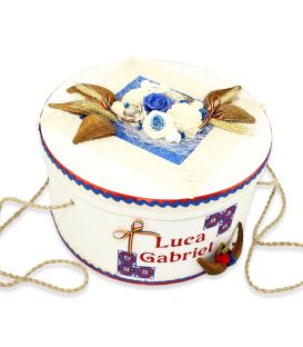Trusouri botez traditionale - Set botez complet băieți traditional personalizat Luca
