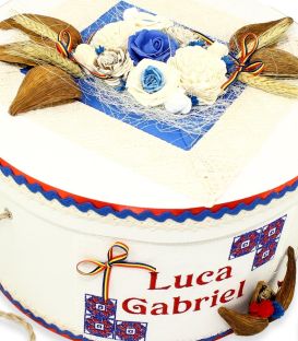 Trusouri botez traditionale - Set botez complet băieți traditional personalizat Luca