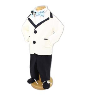 Trusou botez personalizat complet Baby Mickey dragalas 20 piese  - Trusouri  Botez Complete