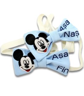 Trusou botez personalizat complet Baby Mickey dragalas 20 piese  - Trusouri  Botez Complete