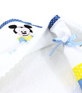 Trusou botez personalizat complet Baby Mickey dragalas 20 piese  - Trusouri  Botez Complete