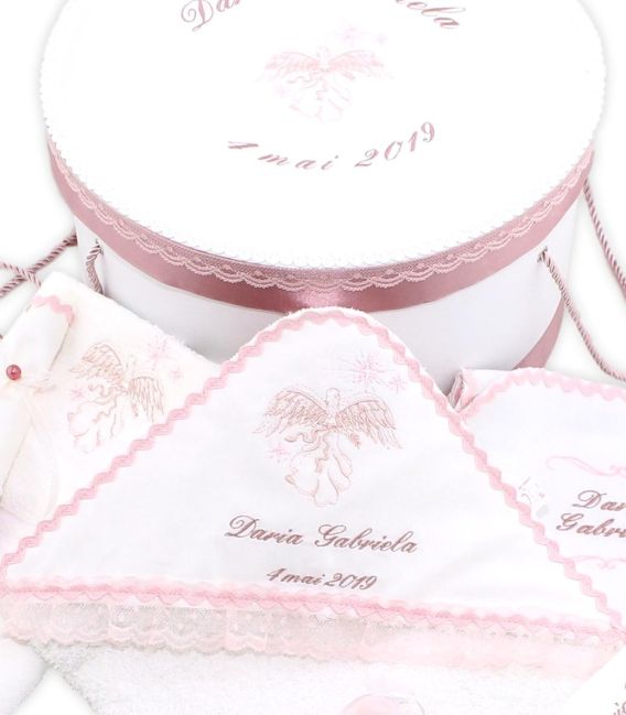Set trusou botez fete si cutie ingeras calauzitor