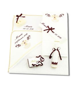 Trusou botez fete ingeras elegant personalizat