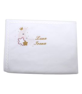 Set botez cu lumanare si trusou Luna