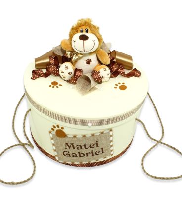 Trusou de botez pentru baieti Leutul curajos