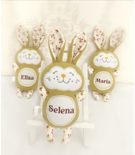 Iepuras personalizat bebelusi model Selena