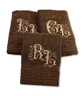 Prosoape personalizate de baie brodate cu initiale