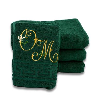 Prosop pentru dus sau fata personalizat prin brodare