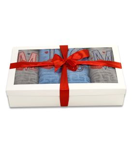 Prosop baie pentru barbati personalizat cu monograme