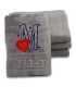 Set 4 prosoape de baie personalizate cu monograme