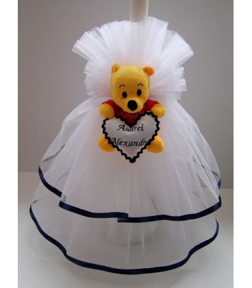 Lumanare botez personalizata jucarie de plus