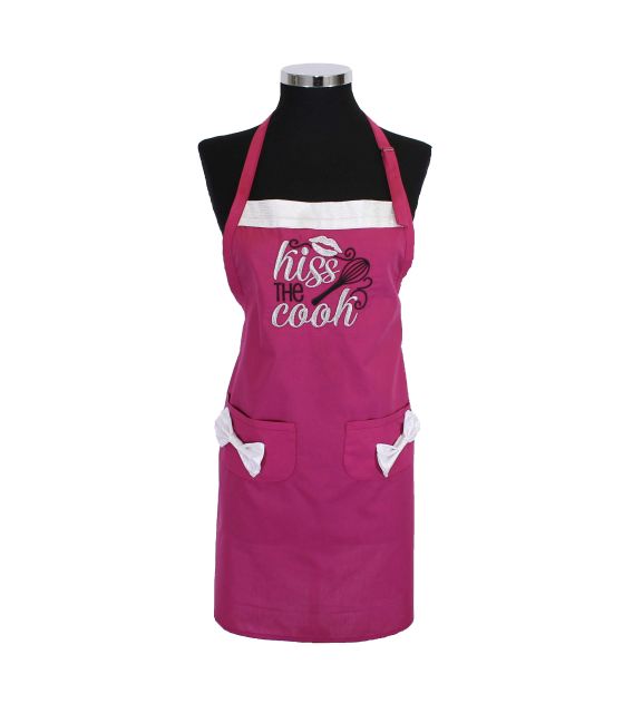 Sort bucatarie femei personalizat cu mesaj Kiss The Cook